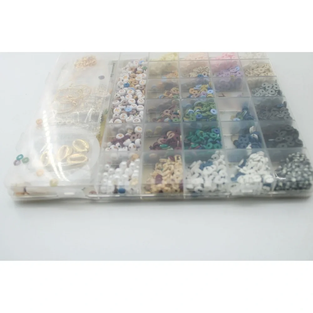 1400pcs ClaBead Clay‎ Beads Bracelet Making Kit DIY